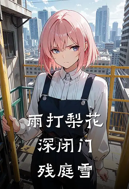 雨打梨花深闭门，残庭雪