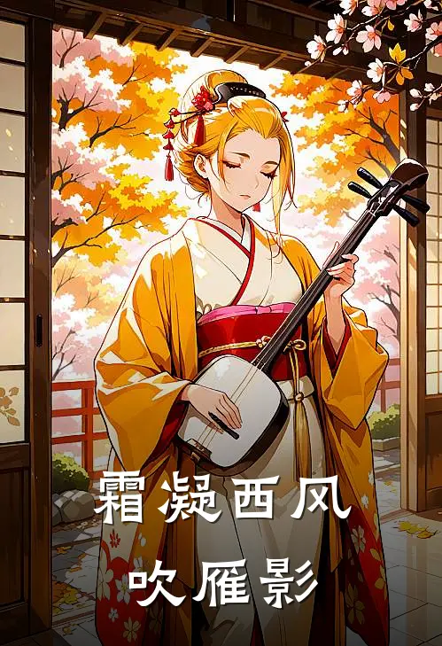 霜凝西风吹雁影