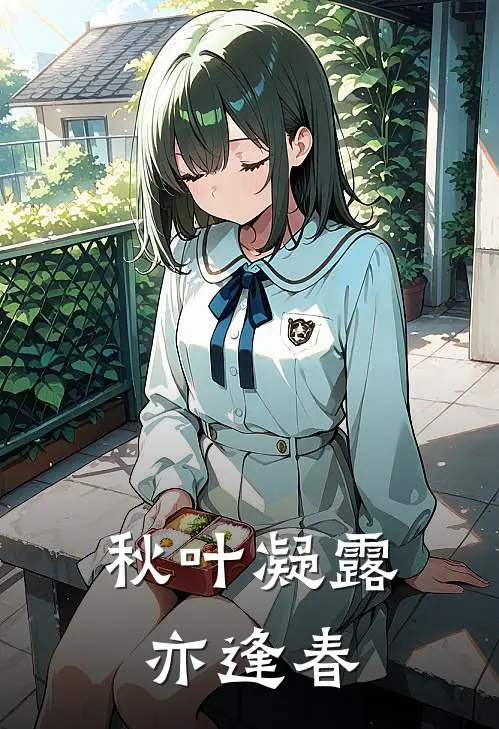 秋叶凝露亦逢春